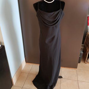 Onyx Black Dress with Lining Size 14